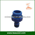 Plastic quick coupling garden male hose connector